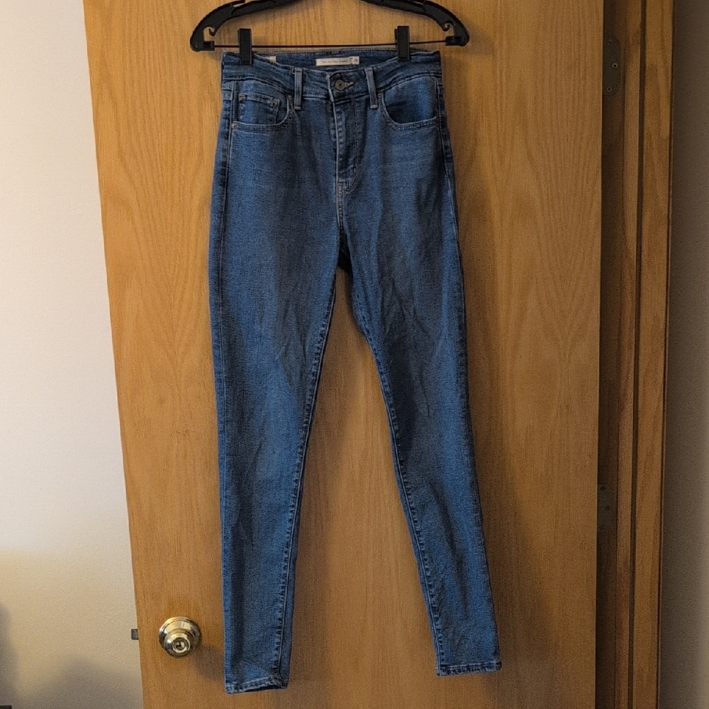 Levi's 721 Sculpt Hypersoft High Rise Skinny Jeans 26